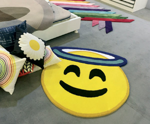 Çocuk odası emoji halı