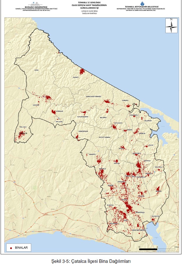 Çatalca deprem risk haritası